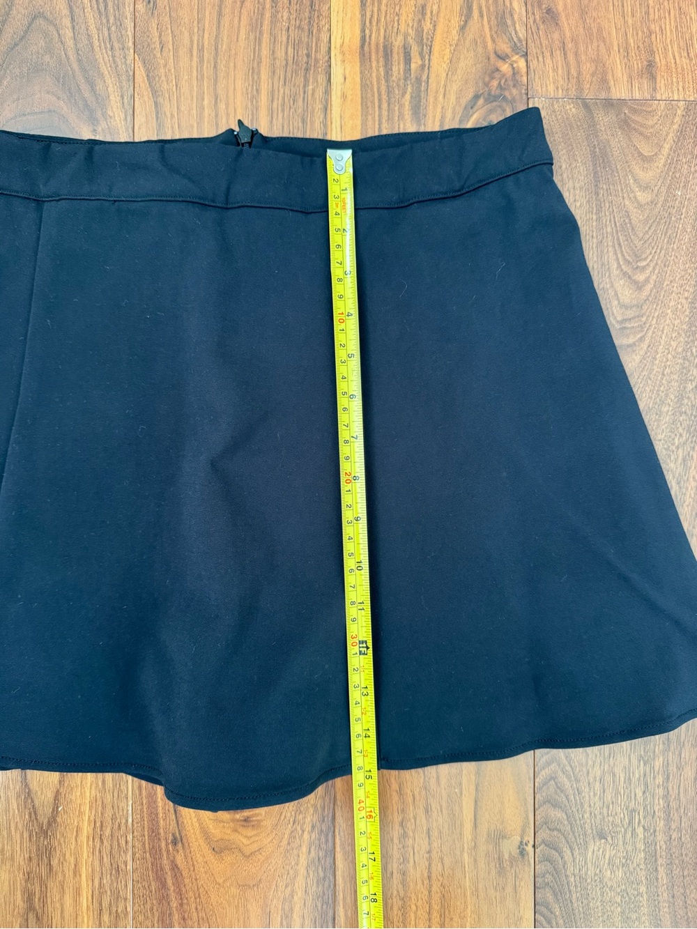 Reformation Liene Black High-rise A-line Mini Skort Skirt, size - Picture 14 of 16